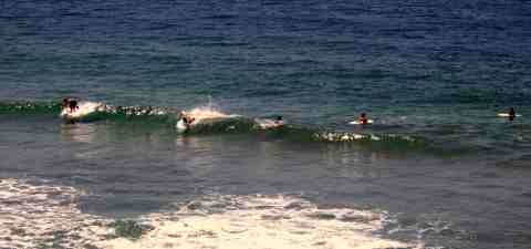 Surfing In California