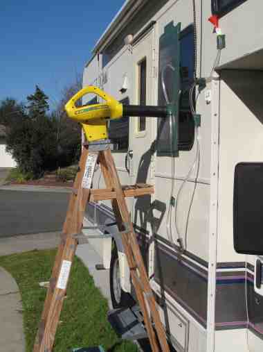 Leak Test Using A Leaf Blower